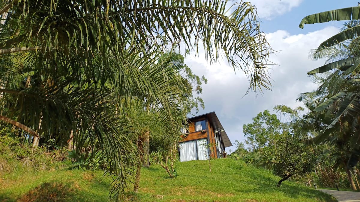 Área de fogueira ao ar livre da Cabana Angillyn